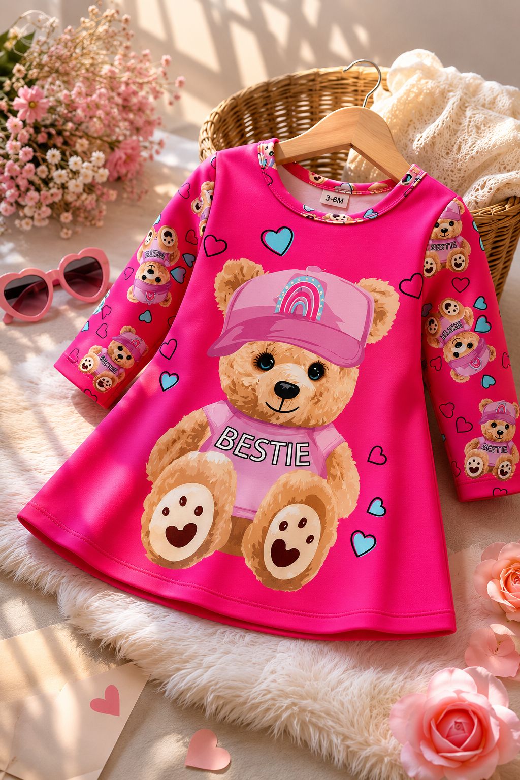 Vestido Bestie™ — Dulzura, Comodidad y Estilo Para Tu Princesa 💖