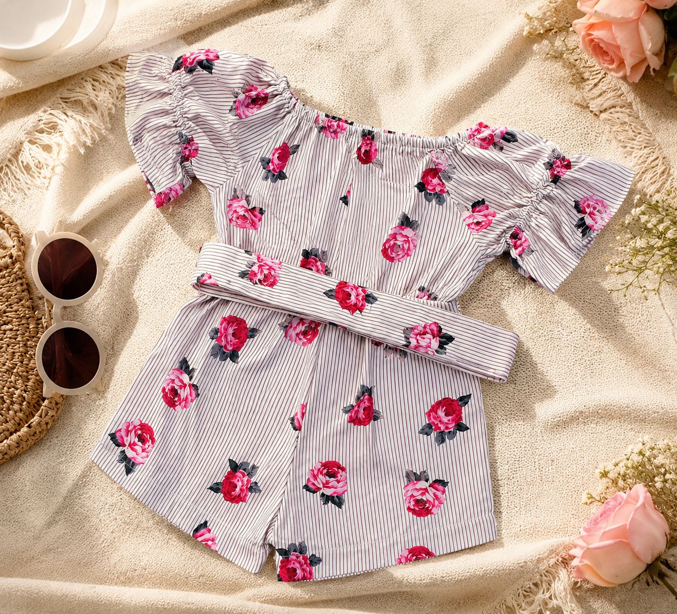 Conjunto Floral Rosé™ — Frescura y Estilo Para Cada Momento