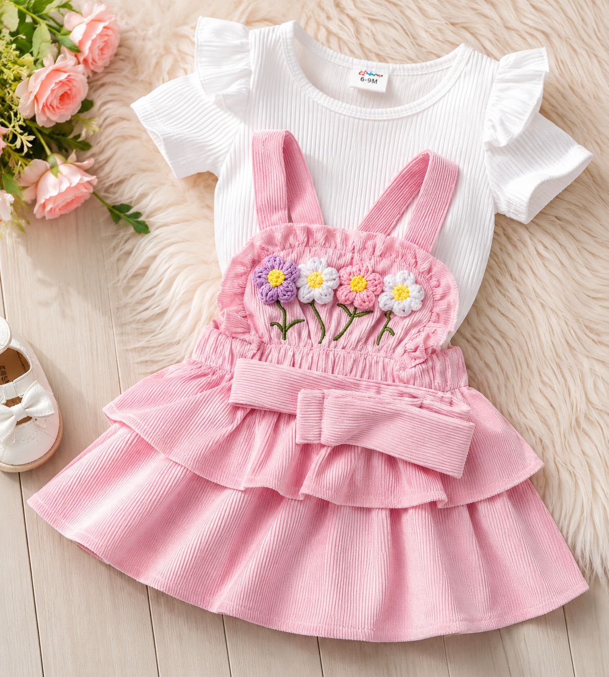 Conjunto Floral Rosé™ — Frescura y Estilo Para Cada Momento
